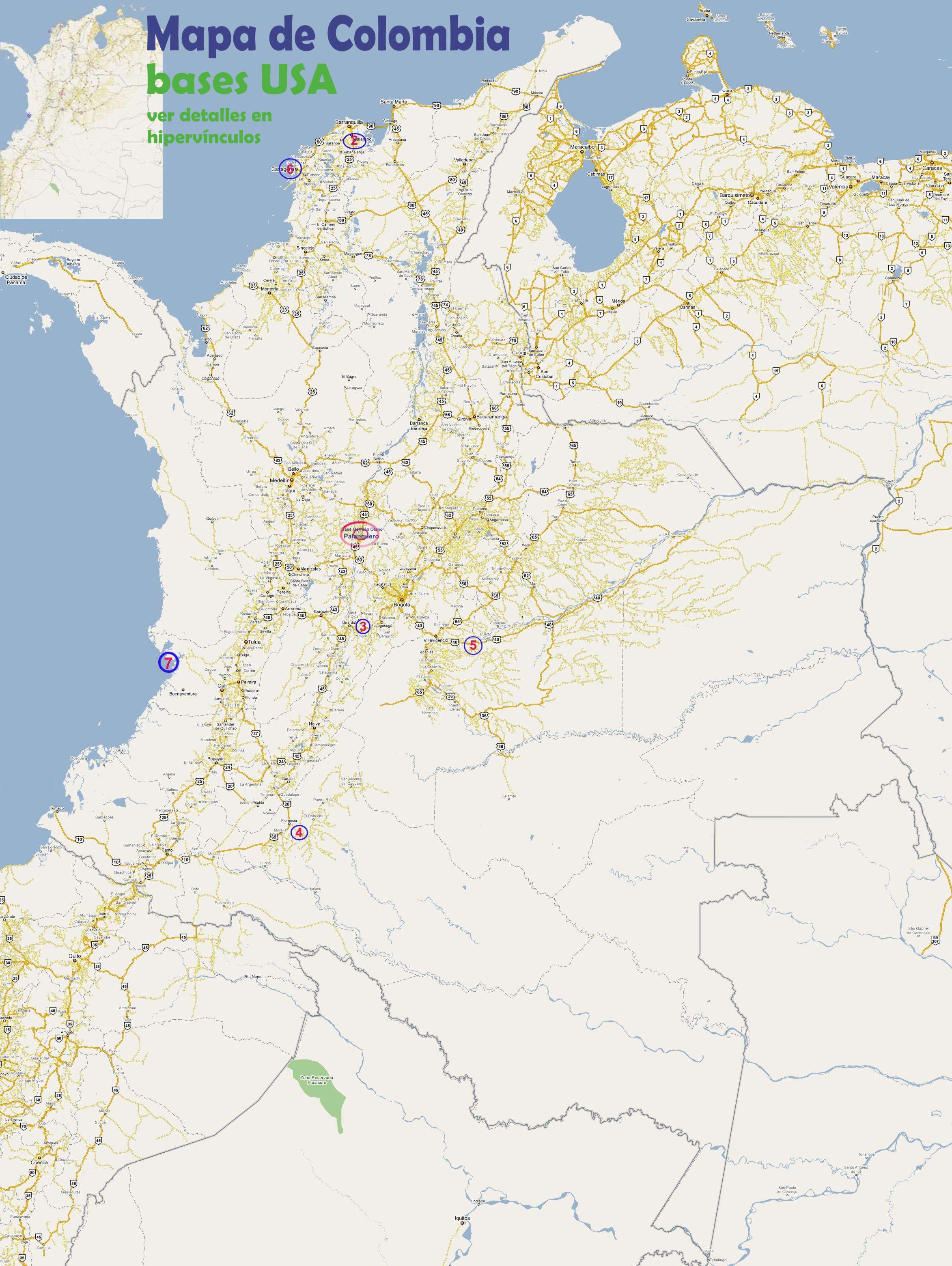 Mapa COLOMBIA